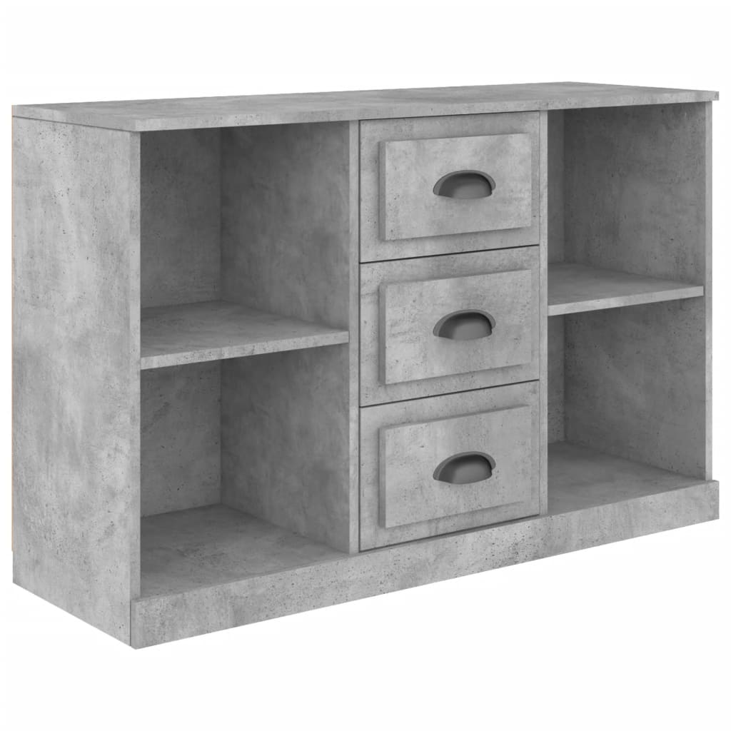 Dressoir 104,5X35,5X67,5 Cm Bewerkt Hout Betongrijs