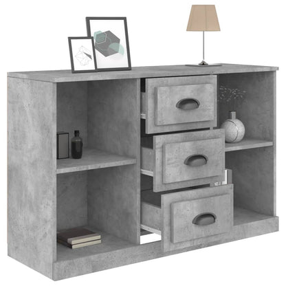 Dressoir 104,5X35,5X67,5 Cm Bewerkt Hout Betongrijs