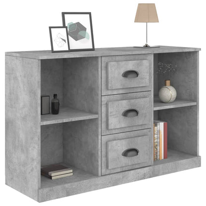 Dressoir 104,5X35,5X67,5 Cm Bewerkt Hout Betongrijs