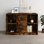 Dressoir 104,5x35,5x67,5 cm bewerkt hout gerookt eiken