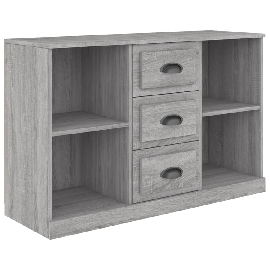 Dressoir 104,5X35,5X67,5 Cm Bewerkt Hout Sonoma Grijs