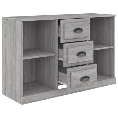 Dressoir 104,5X35,5X67,5 Cm Bewerkt Hout Sonoma Grijs
