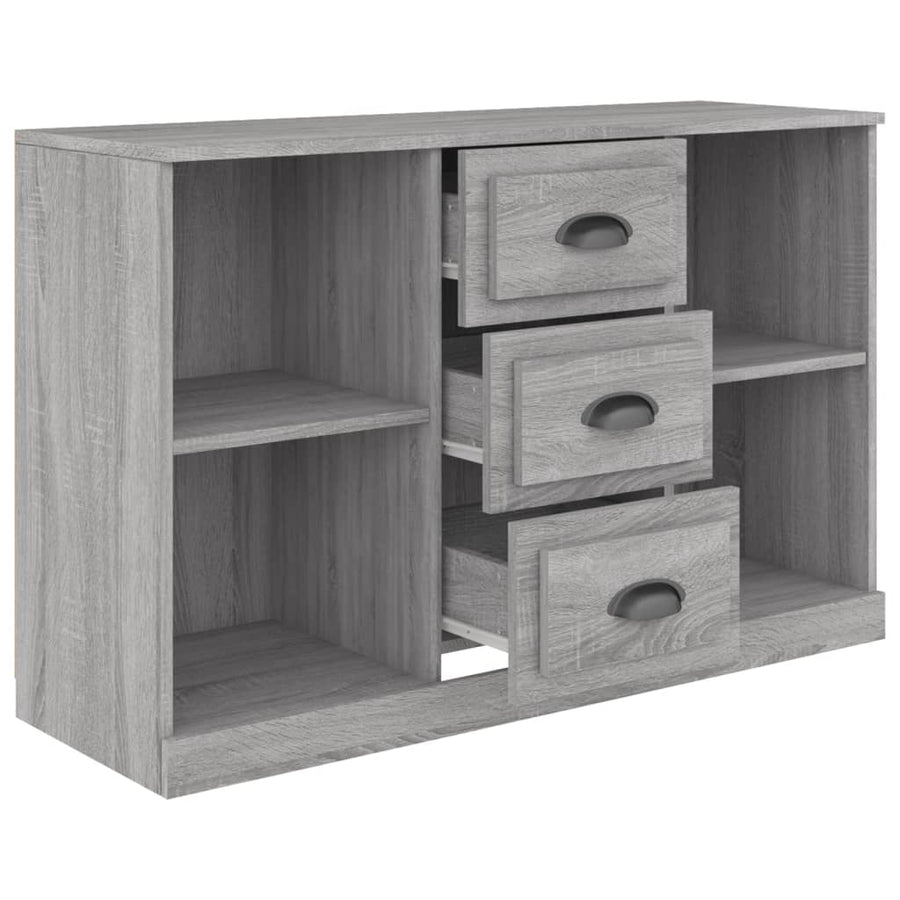 Dressoir 104,5X35,5X67,5 Cm Bewerkt Hout Sonoma Grijs