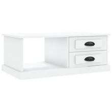 Salontafel 90X50X35 Cm Bewerkt Hout Wit