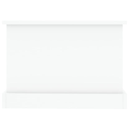 Salontafel 90X50X35 Cm Bewerkt Hout Wit