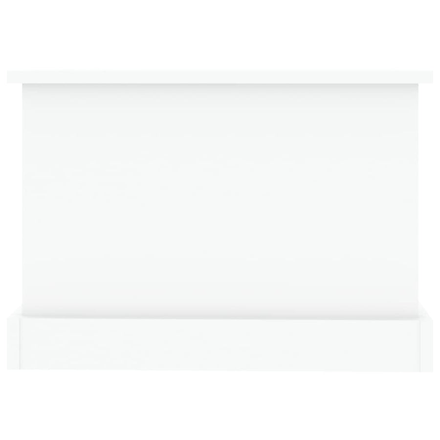Salontafel 90X50X35 Cm Bewerkt Hout Wit