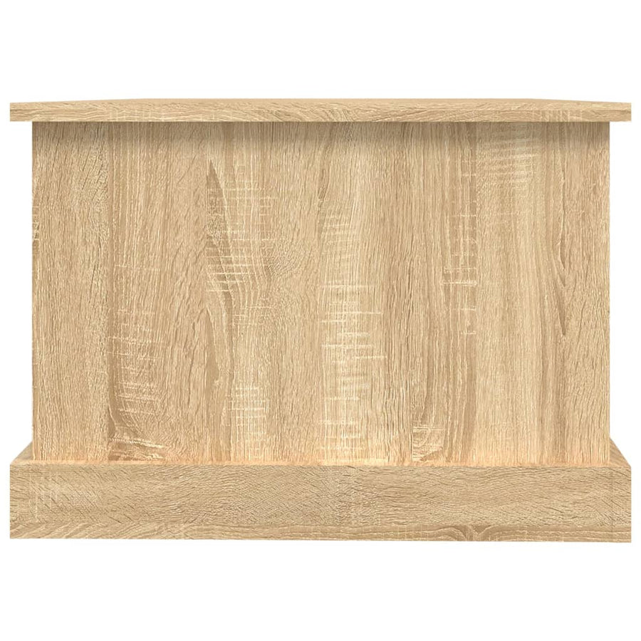Salontafel 90X50X35 Cm Bewerkt Hout Kleurig Sonoma eiken