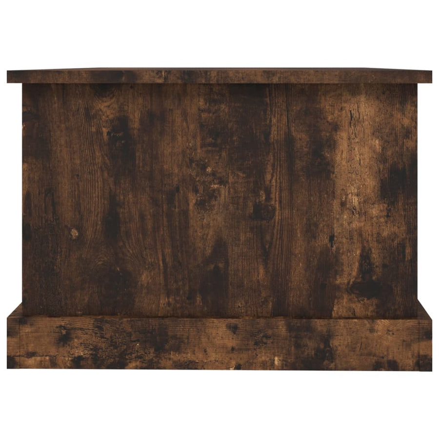Salontafel 90X50X35 Cm Bewerkt Hout Kleurig Gerookt eiken