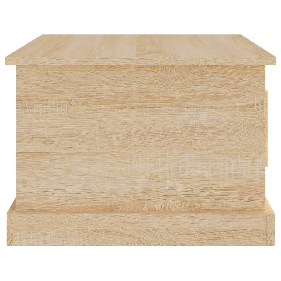 Salontafel 50X50X35 Cm Bewerkt Hout Kleurig Sonoma eiken