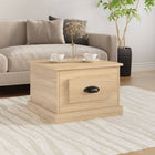 Coffee table 50x50x35 cm engineered wood Sonoma oak finish