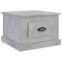 Salontafel 50X50X35 Cm Bewerkt Hout Betongrijs