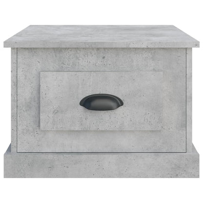 Salontafel 50X50X35 Cm Bewerkt Hout Betongrijs