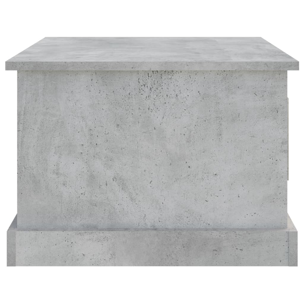 Salontafel 50X50X35 Cm Bewerkt Hout Betongrijs