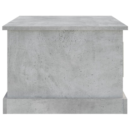 Salontafel 50X50X35 Cm Bewerkt Hout Betongrijs
