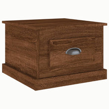 Salontafel 50X50X35 Cm Bewerkt Hout bruin eikenkleur