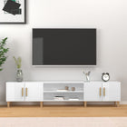 TV Cabinet 180x31.5x40 cm Engineered Wood High Gloss White