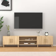 Tv-meubel 180x31,5x40 cm sonoma eiken bewerkt hout