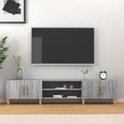 Tv-meubel 180x31,5x40 cm grijs sonoma eiken