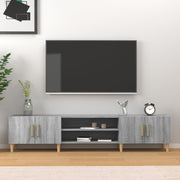 Tv-meubel 180x31,5x40 cm grijs sonoma eiken