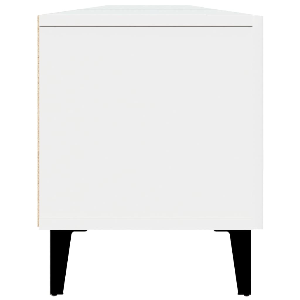 Tv-Meubel 80X3,5X40 Cm Bewerkt Hout Wit