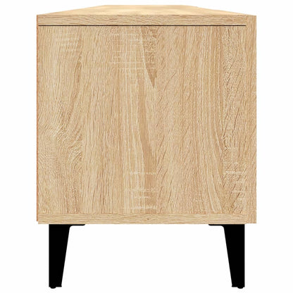 Tv-Meubel 180X31,5X40 Cm Bewerkt Hout Sonoma Eikenkleurig
