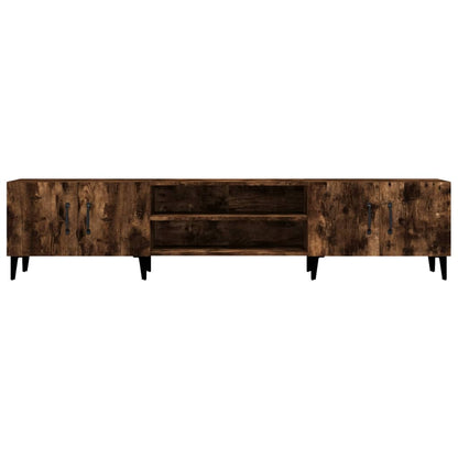 Tv-Meubel 180X31,5X40 Cm Bewerkt Hout Gerookt Eikenkleurig