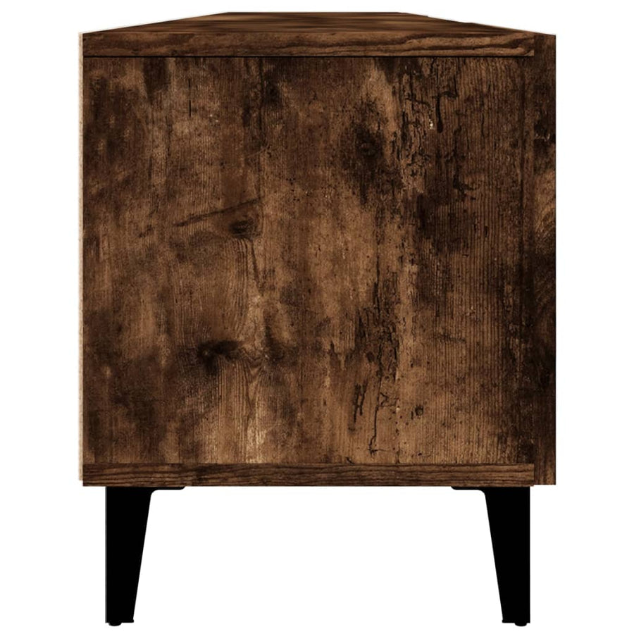 Tv-Meubel 180X31,5X40 Cm Bewerkt Hout Gerookt Eikenkleurig
