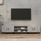 Tv-meubel 180x31,5x40 cm grijs sonoma eiken