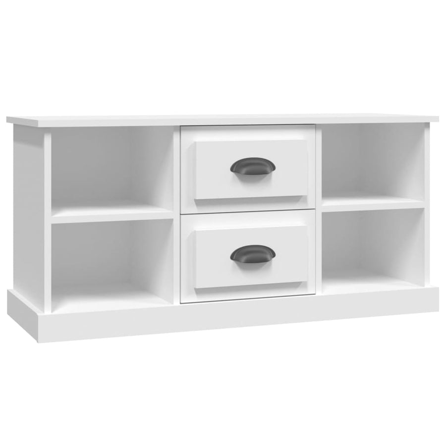 Tv-Meubel 99,5X35,5X48 Cm Bewerkt Hout Wit