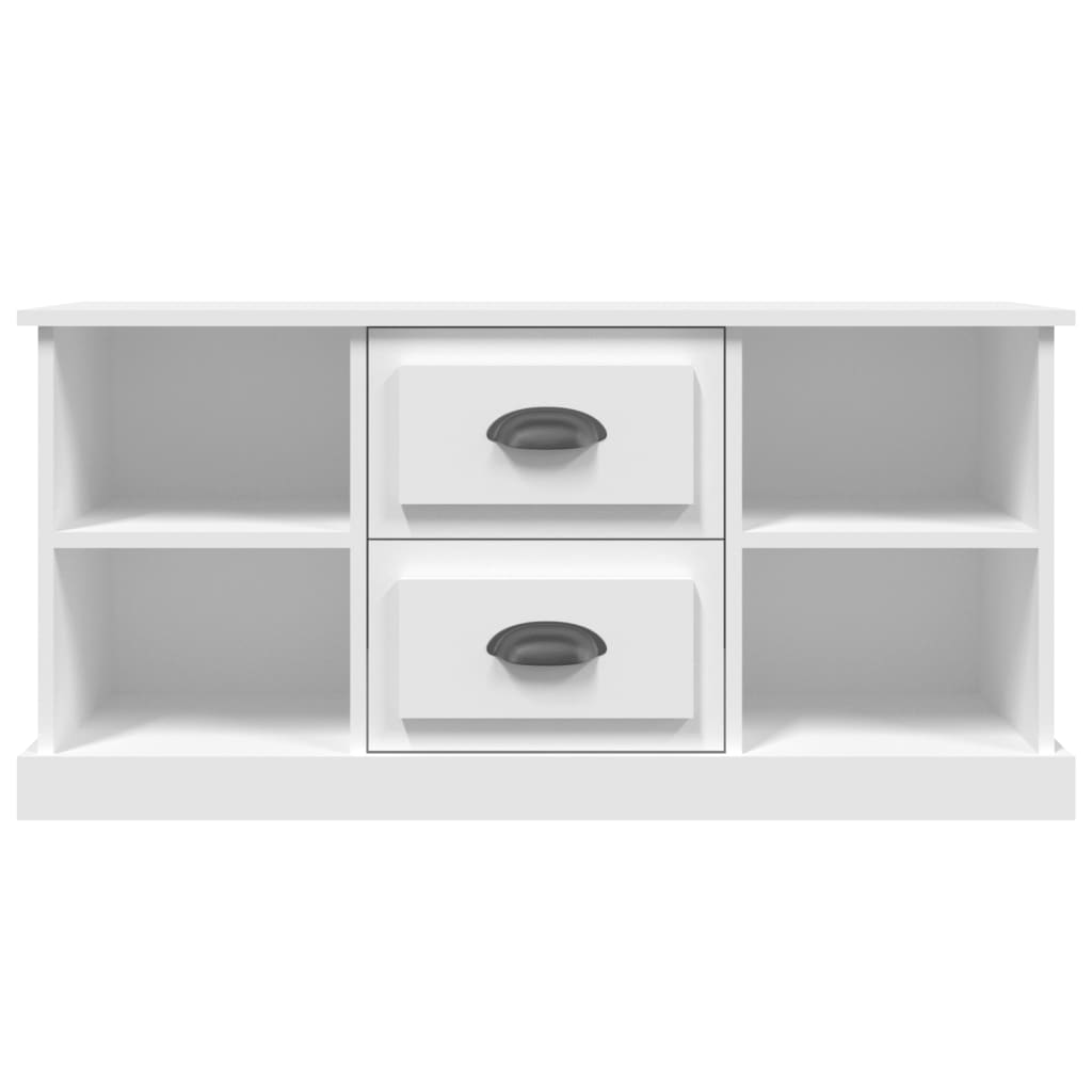 Tv-Meubel 99,5X35,5X48 Cm Bewerkt Hout Wit