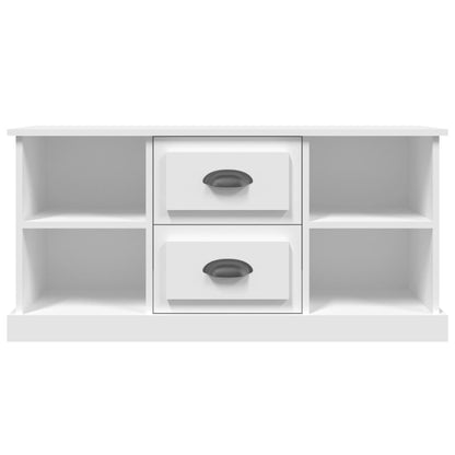 Tv-Meubel 99,5X35,5X48 Cm Bewerkt Hout Wit