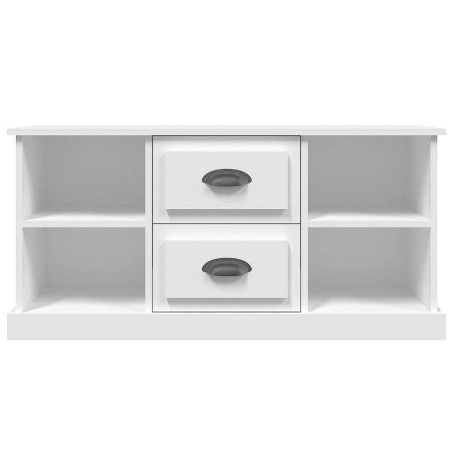 Tv-Meubel 99,5X35,5X48 Cm Bewerkt Hout Wit