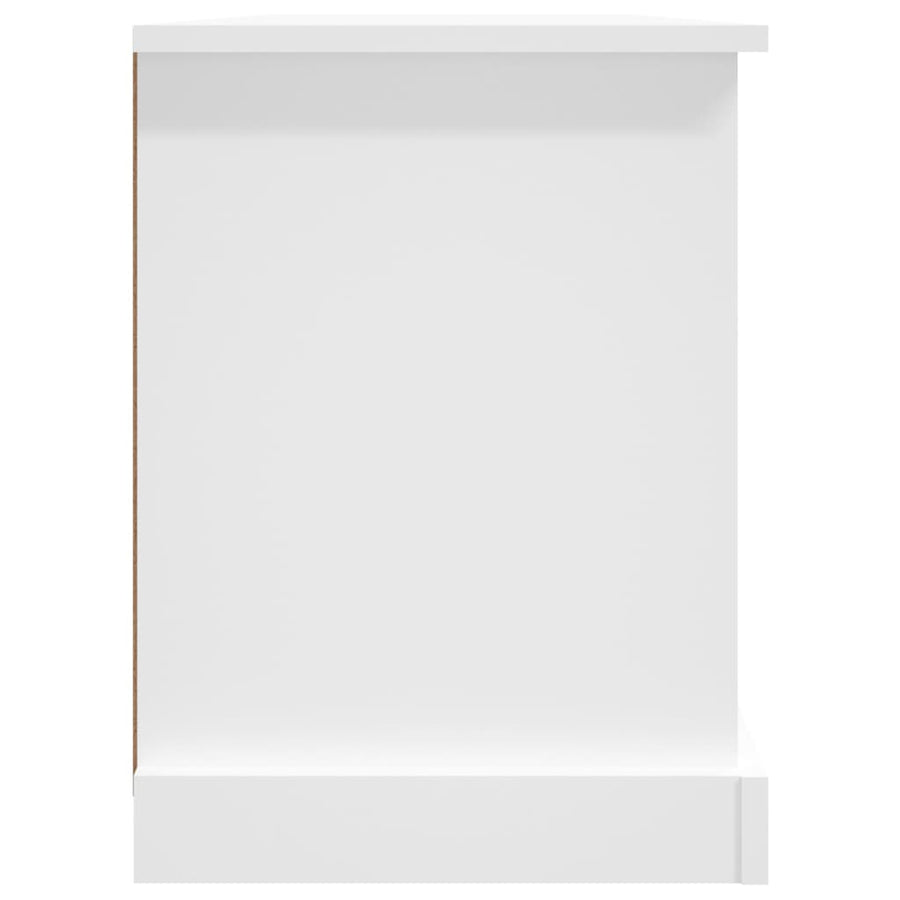 Tv-Meubel 99,5X35,5X48 Cm Bewerkt Hout Wit