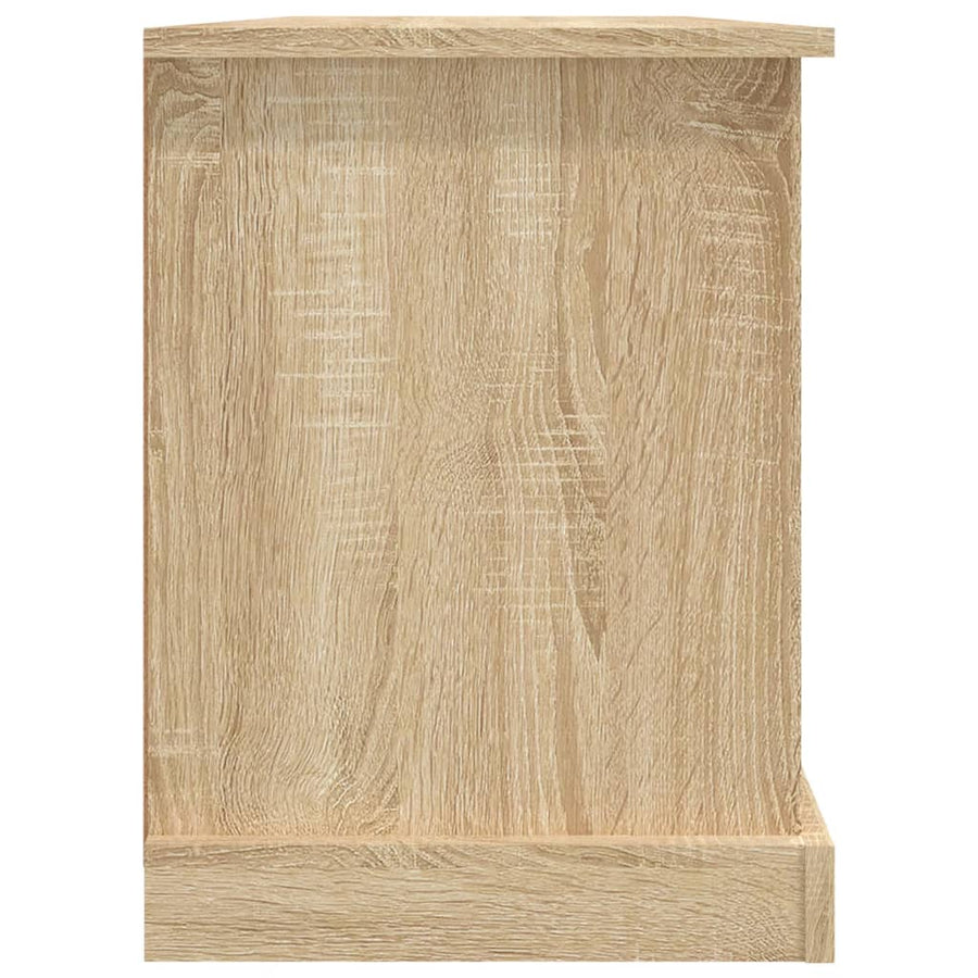 Tv-Meubel 99,5X35,5X48 Cm Bewerkt Hout Kleurig Sonoma eiken