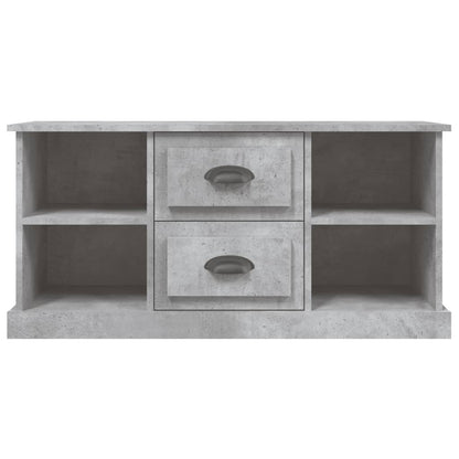 Tv-Meubel 99,5X35,5X48 Cm Bewerkt Hout Betongrijs