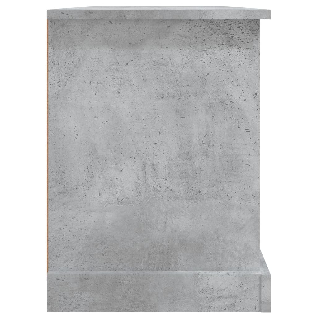 Tv-Meubel 99,5X35,5X48 Cm Bewerkt Hout Betongrijs