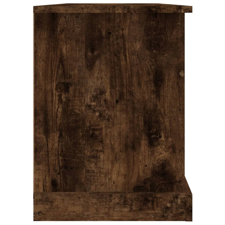 Tv-Meubel 99,5X35,5X48 Cm Bewerkt Hout Kleurig Gerookt eiken