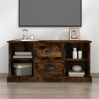 TV cabinet 99.5x35.5x48 cm engineered wood smoked oak look