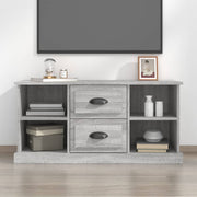 Tv-meubel 99,5x35,5x48 cm grijs sonoma eiken