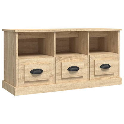 Tv-Meubel 00X35X50 Cm Bewerkt Hout Kleurig Sonoma eiken
