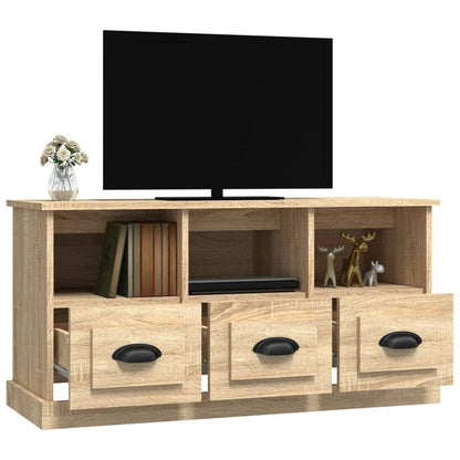 Tv-Meubel 00X35X50 Cm Bewerkt Hout Kleurig Sonoma eiken