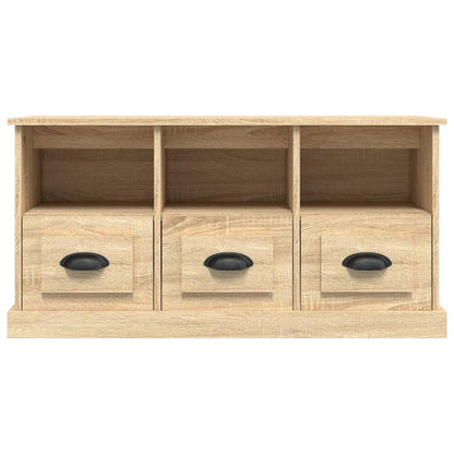 Tv-Meubel 00X35X50 Cm Bewerkt Hout Kleurig Sonoma eiken