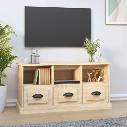 Tv-Meubel 00X35X50 Cm Bewerkt Hout Kleurig Sonoma eiken