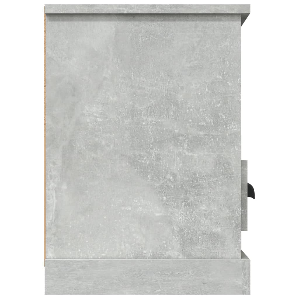 Tv-Meubel 00X35X50 Cm Bewerkt Hout Betongrijs