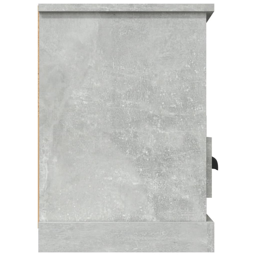 Tv-Meubel 00X35X50 Cm Bewerkt Hout Betongrijs