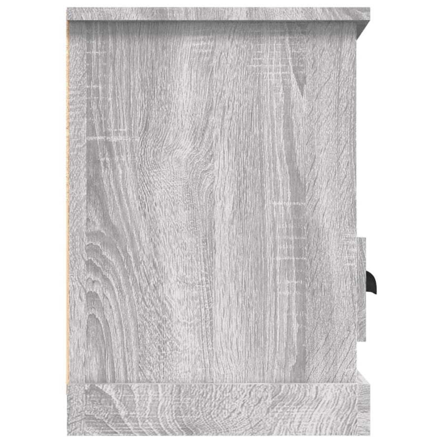 Tv-Meubel 00X35X50 Cm Bewerkt Hout Eikenkleurig Grijs sonoma