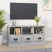 Tv-meubel 100x35x50 cm grijs sonoma eiken