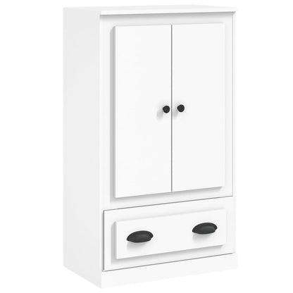 Hoge Kast 60X35,5X103,5 Cm Bewerkt Hout Wit