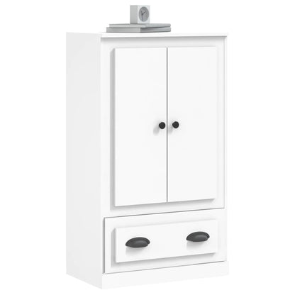 Hoge Kast 60X35,5X103,5 Cm Bewerkt Hout Wit
