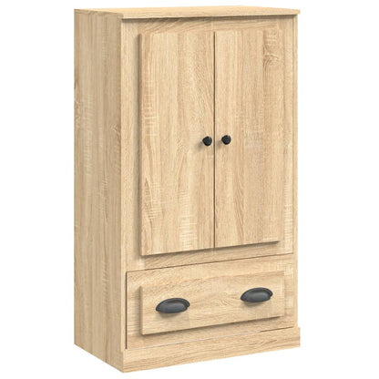 Hoge Kast 60X35,5X103,5 Cm Bewerkt Hout Kleurig Sonoma eiken